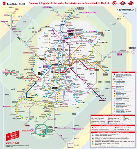 Nuestra vida: Nuevo Plano de Metro Madrid que integra ...