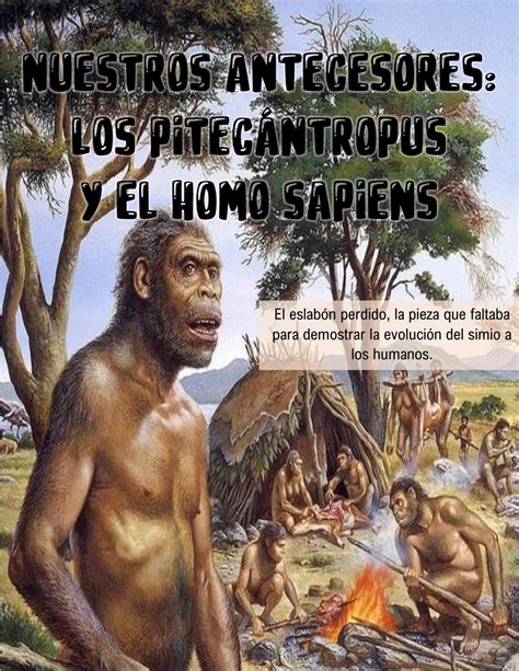 Nuestros antecesores: Los Pitecántropus y el Homo Sapiens ...