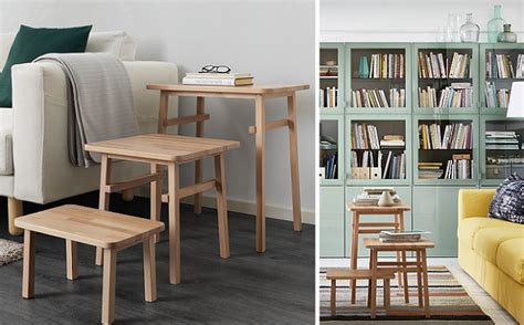 Nuevas mesas de centro nido Ikea para tu salón, muy prácticas