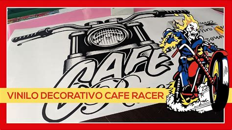 Nuevo vinilo decorativo CAFE RACER, la decoración ...