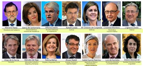 Nuevos ministros Gobierno Rajoy: Rajoy nombra un Gobierno ...