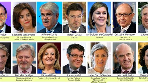 Nuevos ministros Gobierno Rajoy: Todos los ministros del ...