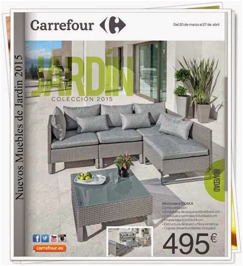 Nuevos Muebles de Jardin y Decoracion Carrefour 2015