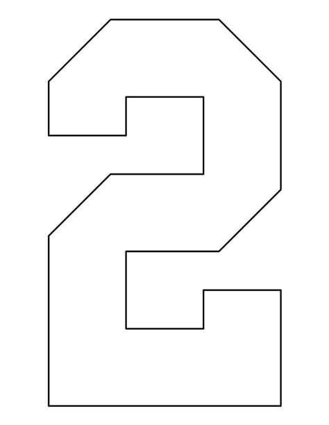 Números geométricos para imprimir y pintar | Bebeazul.top