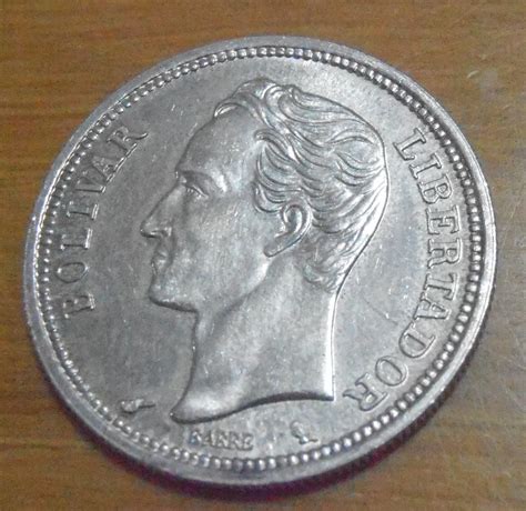 Numismática 5   CDMX: Un Bolívar de Plata   1 Bs ...