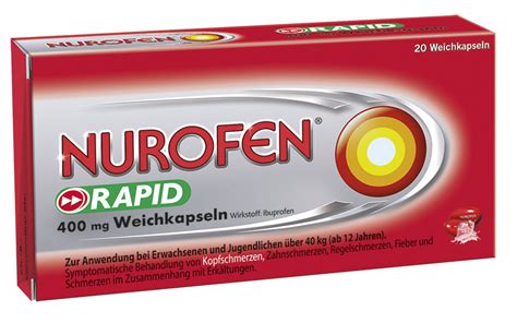 Nurofen Rapid 400 mg Weichkapseln bei Valsona.at online kaufen