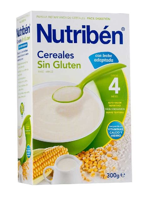 Nutriben cereales sin gluten leche adaptada 300. Comprar a precio en oferta