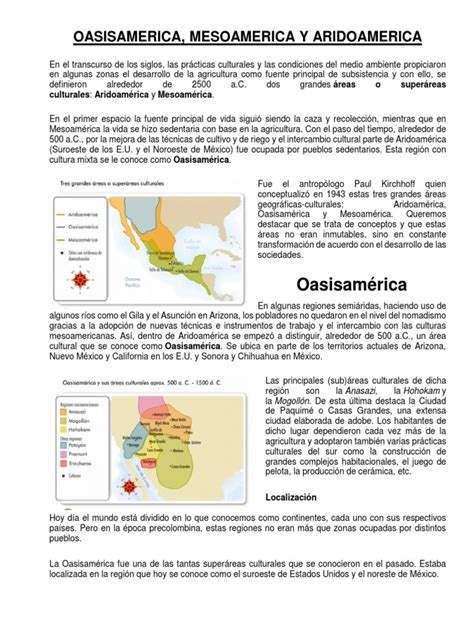 Oasis America, mesoamerica y aridoamerica | Oasisamérica | Mesoamérica
