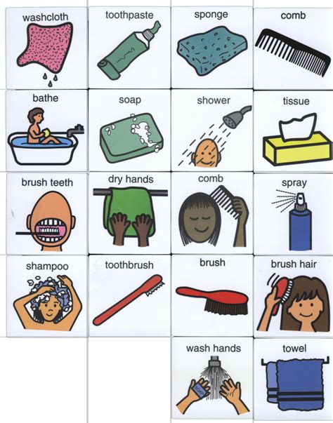 Objetos para la higiene | Recurso educativo 38318   Tiching