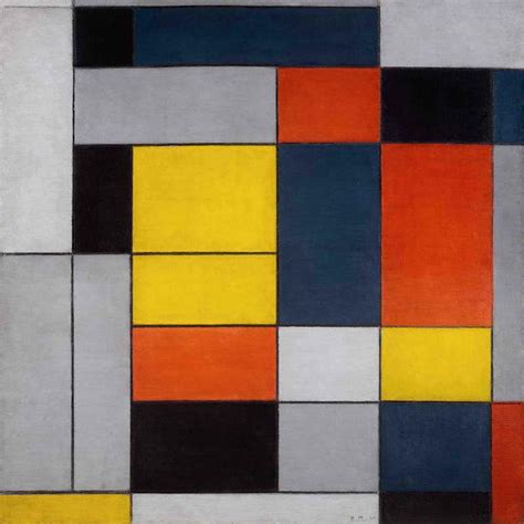Obra de Arte   Composición nº VI   Piet Mondrian
