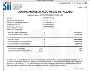 Obtener Certificado de Avalúo Fiscal Detallado 2020 Ayuda Celular