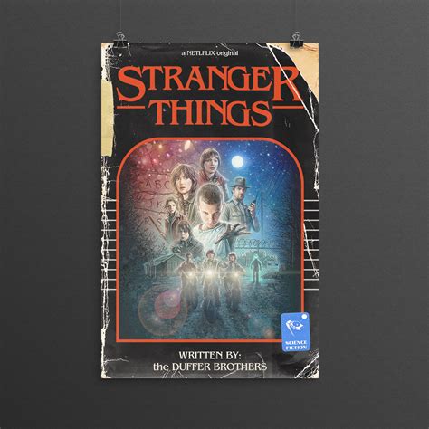 [OC] Stranger Things vintage book cover poster ...