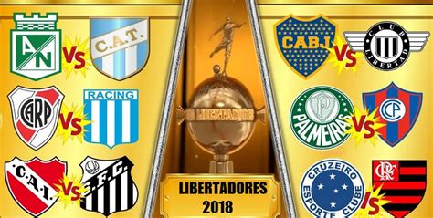 Octavos de Final Copa Libertadores 2018 | Fixture Calendario