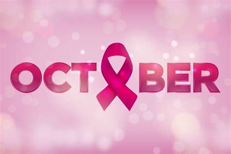 October breast cancer awareness month background 676996 Vector Art at ...