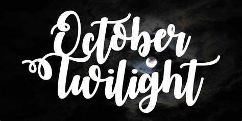 October Twilight Font · 1001 Fonts | 1001 fonts, Fonts, Commercial use ...