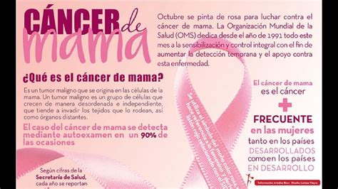 Octubre: Mes de concientización y prevención del cáncer de ...