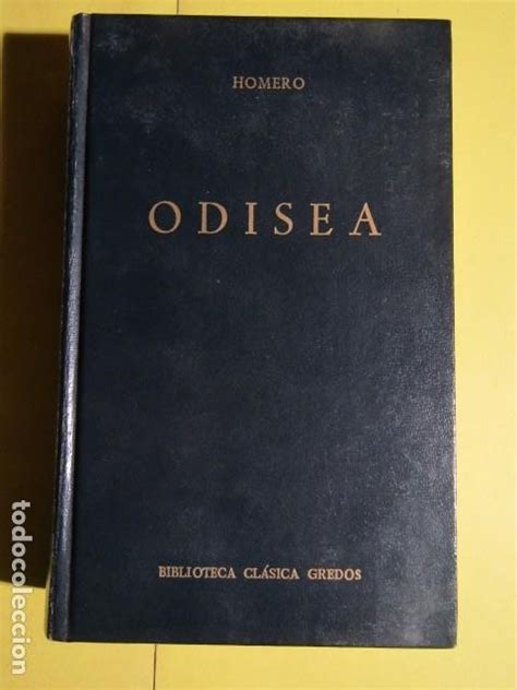 Odisea. homero, biblioteca clasica gredos, 1986   Vendido en Venta ...