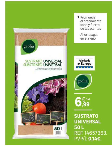 Oferta Promoción  33% Grandiol Sustrato Universal 50l en LIDL