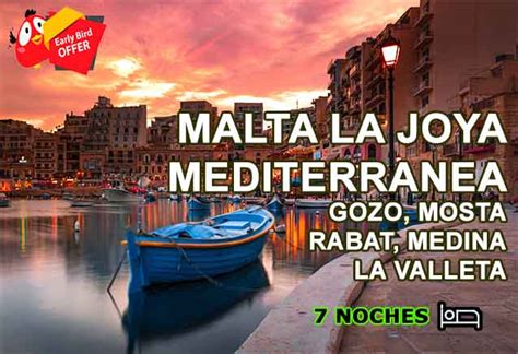 Oferta Viaje: MALTA, LA JOYA DEL MEDITERRANEO   Bidtravel