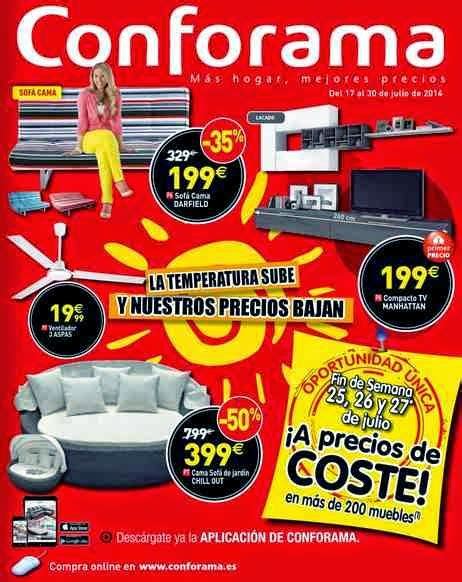 Ofertas de Muebles Conforama Catalogo de Julio 2014