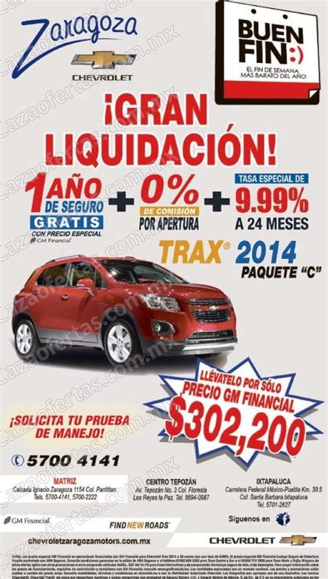 Ofertas Gran Liquidación El Chevrolet El Buen Fin 2014: precios ...