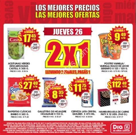 Ofertas Supermercados DIA jueves 26 de octubre 2017 con 2 ...
