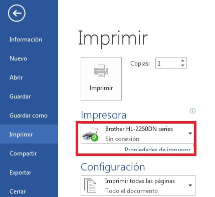 Office 2016 : No imprime archivo Word con Windows 10 ...