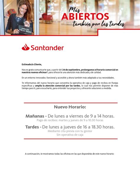 Oficinas santander | Madrid | Gobierno de españa