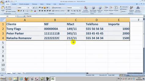 Ofimática Excel 01 Crear una hoja de cálculo simple ...