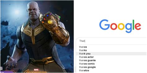 ¡Ojo con el chasquido de Thanos en Google!   Canal 1