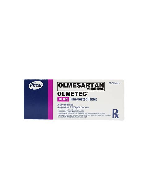 Olmetec 10Mg Tablet | Rose Pharmacy
