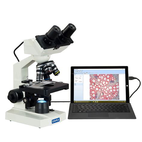 OMAX 40X 2000X Digital Lab LED Microscope with Built in 1 ...