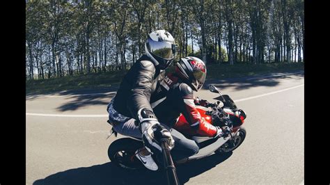 On the back of the Ducati Panigale 1199 in France.   YouTube