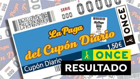 ONCE: Comprobar Cupón Diario y Super Once, resultado de ...