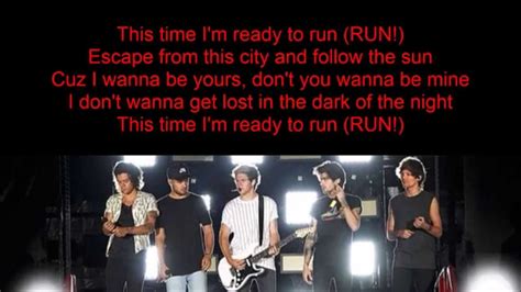 One Direction   Ready To Run  lyrics + pictures    YouTube