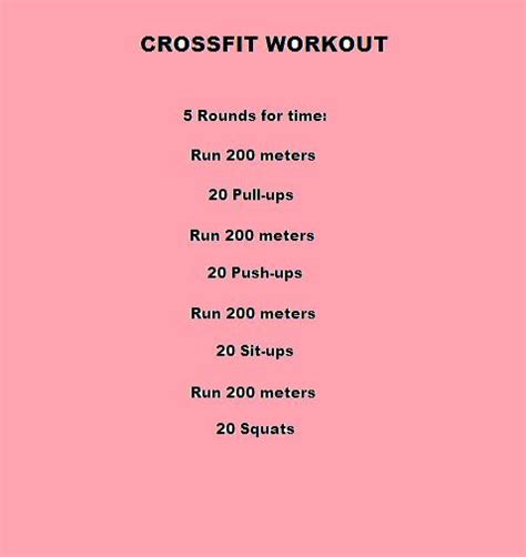 One of my favorite Crossfit WODs :  | Crossfit workouts at ...