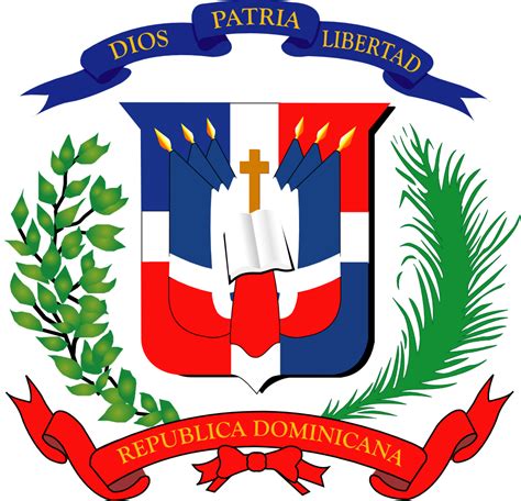OnlineLabels Clip Art   Escudo Nacional Dominicano