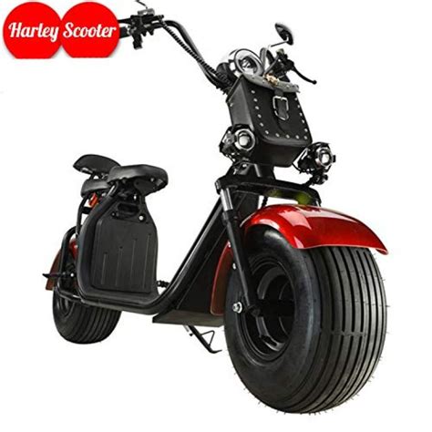 OOBY Motocicleta Eléctrica Harley Scooter para Adultos con Dos Luces ...