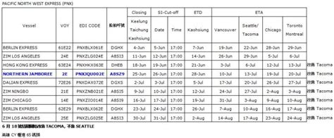 OOCL   Customer Advisory Taiwan   USA Sailing Schedule change