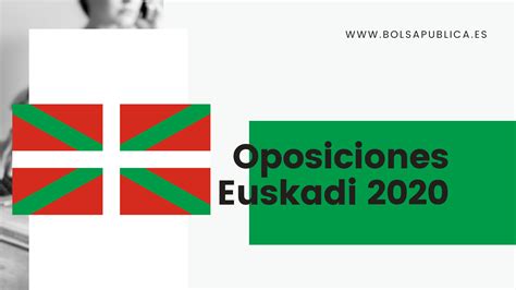 Oposiciones de Educación en Euskadi 2020   Bolsapublica.es