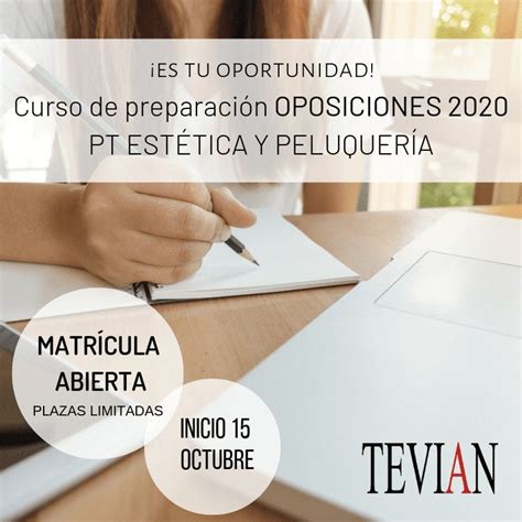 OPOSICIONES PROFESORADO 2020   TEVIAN
