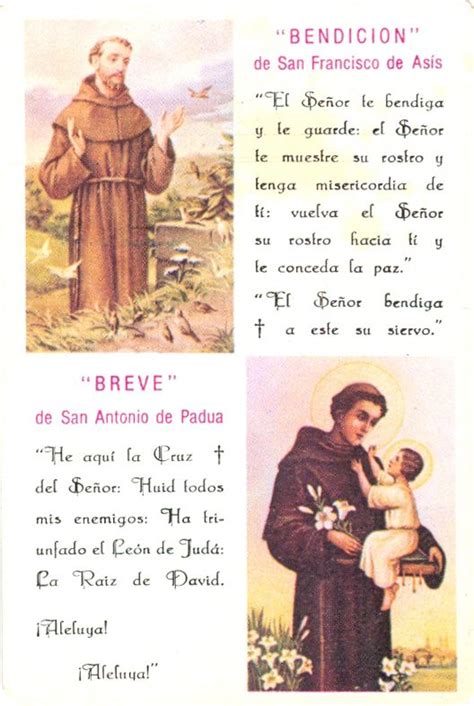 Oracion a San Antonio de Padua | Bendición de San ...