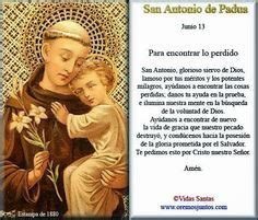 Oración a San Antonio para encontrar cosas perdidas ...