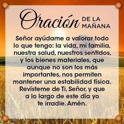 Oración de la mañana... | oraciones | Pinterest