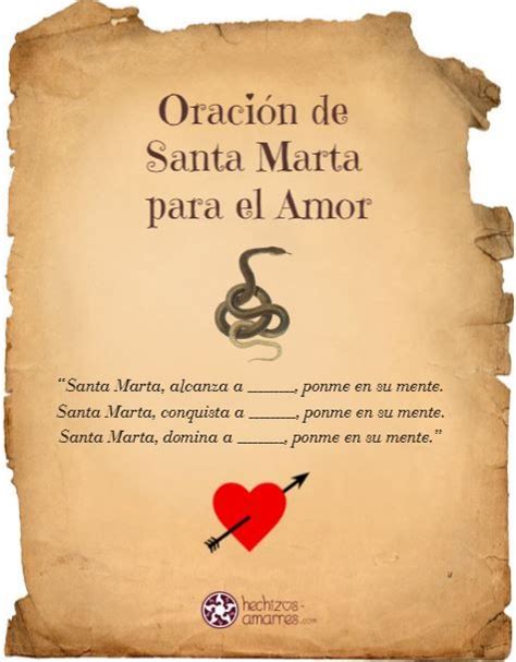 Oración de Santa Marta para Dominar | Conjuros de amor ...