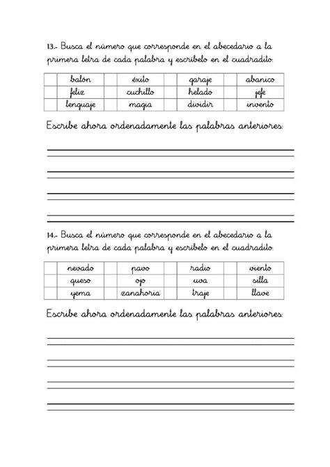 ORDENAR ALFABÉTICAMENTE 1 | Ordenador, Aprender ortografia ...