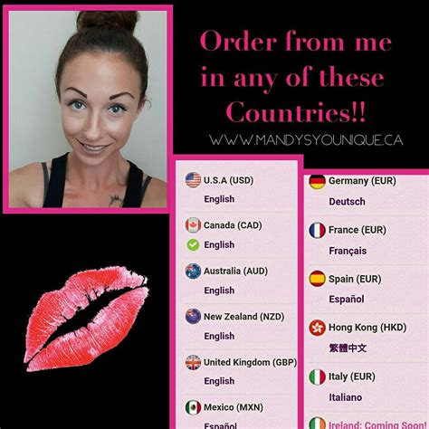 Order younique from 11 countries And 12th coming soon!!! | Beauty bar ...