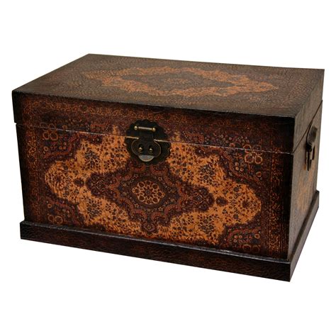 Oriental Furniture Olde Worlde Baroque Storage Box ...
