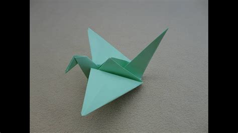 Origami: Crane   Papiroflexia: Grulla   YouTube