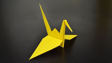 Origami Crane/Tsuru Tutorial in English BR YouTube